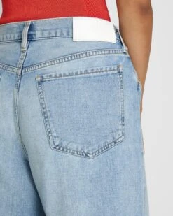 7 For All Mankind Easy Lo Slouchy Wide Leg In Rothwell -Sleek Fit Style 7U626596 ROT 3