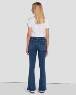 7 For All Mankind Tailorless No Filter UHR Skinny Boot In Blue Star -Sleek Fit Style 7U633550 BST 4