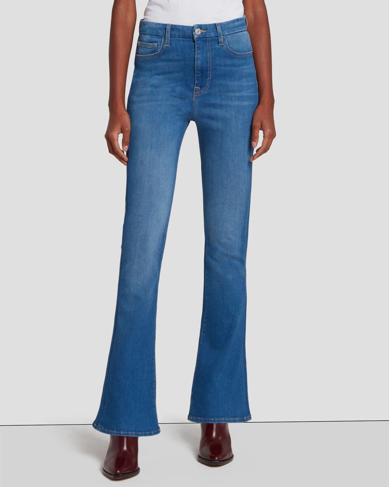 7 For All Mankind Tailorless No Filter UHR Skinny Bootcut In Mazete 4 7 For All Mankind Tailorless No Filter UHR Skinny Bootcut In Mazete - Image 2