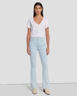 7 For All Mankind Tailorless No Filter UHR Skinny Bootcut In Peretti