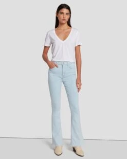 7 For All Mankind Tailorless No Filter UHR Skinny Bootcut In Peretti 13 7 For All Mankind Tailorless No Filter UHR Skinny Bootcut In Peretti -Sleek Fit Style 7U633650 PER 6