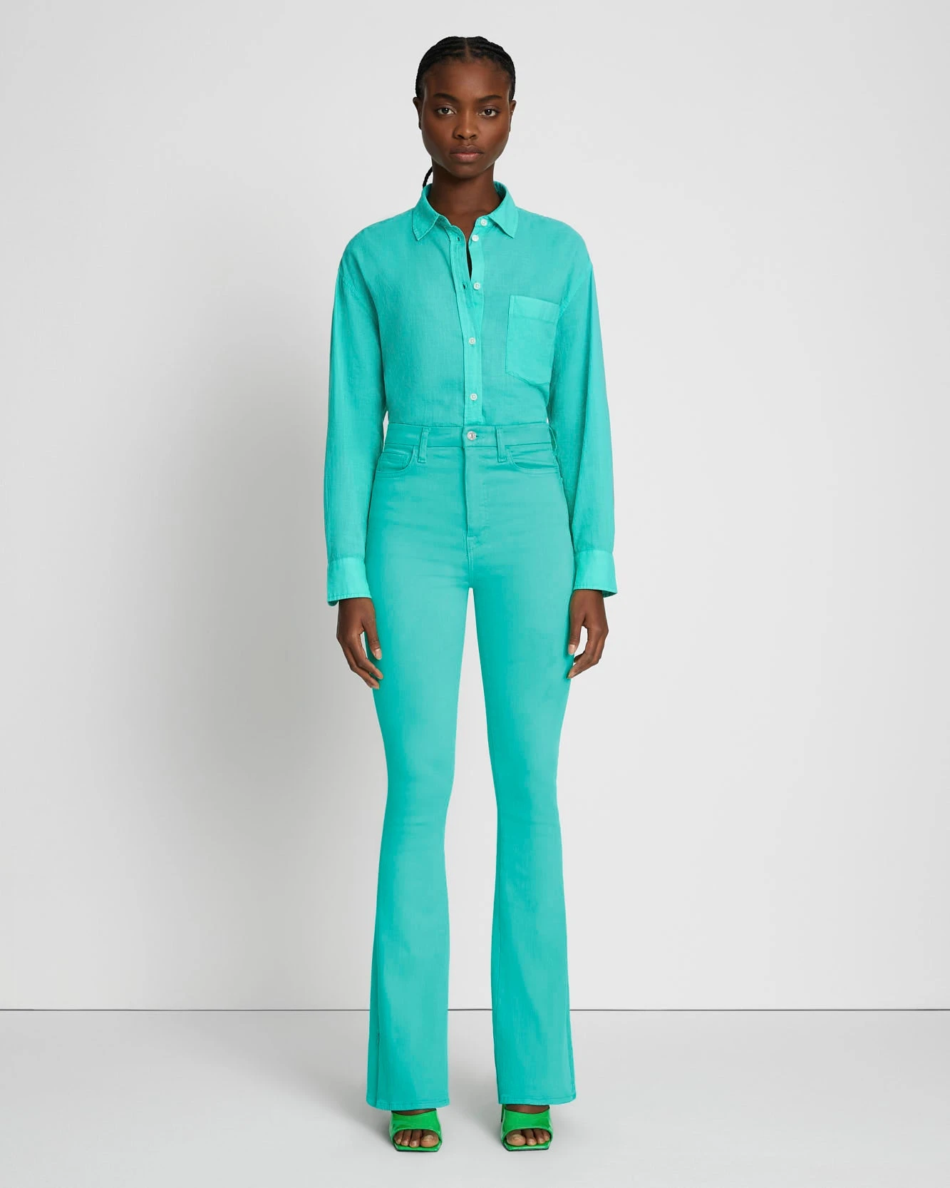 7 For All Mankind Tailorless No Filter UHR Skinny Bootcut In Atlantis 3 7 For All Mankind Tailorless No Filter UHR Skinny Bootcut In Atlantis