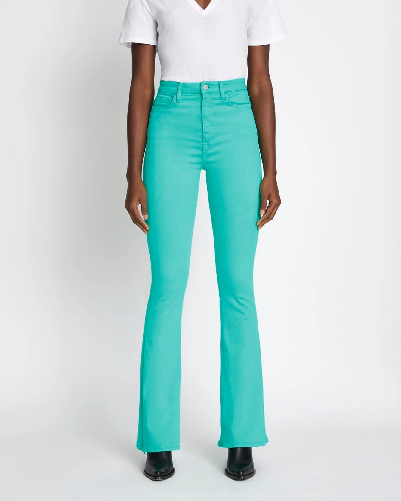 7 For All Mankind Tailorless No Filter UHR Skinny Bootcut In Atlantis 4 7 For All Mankind Tailorless No Filter UHR Skinny Bootcut In Atlantis - Image 2