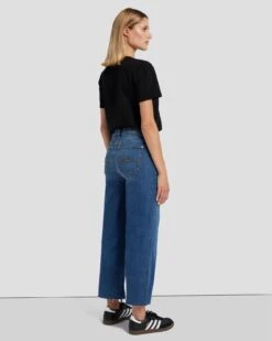7 For All Mankind Cropped Alexa In Meisa -Sleek Fit Style 7U641005 ME6 4