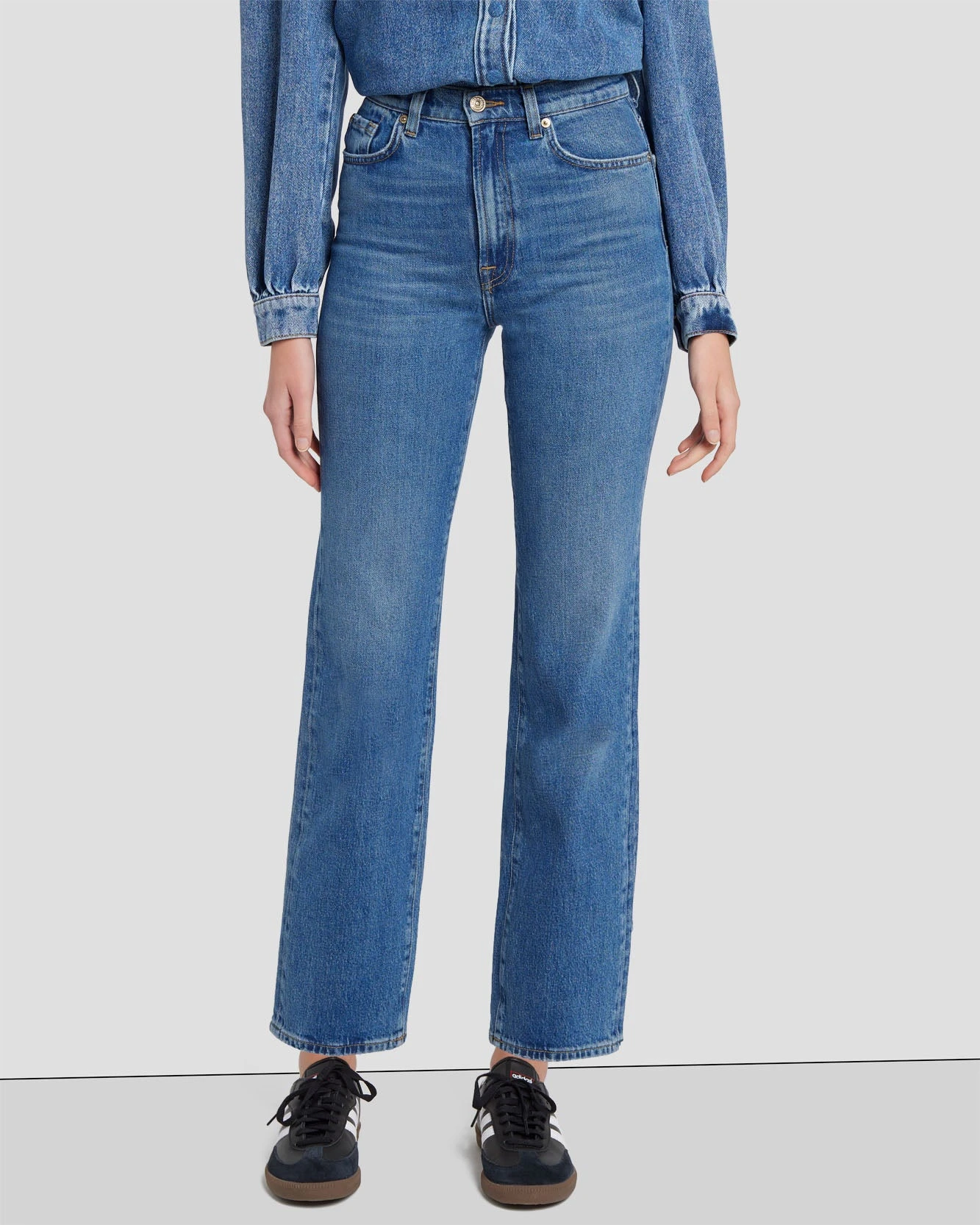 7 For All Mankind MANKIND Logan Stovepipe In Explorer 4 7 For All Mankind MANKIND Logan Stovepipe In Explorer - Image 2