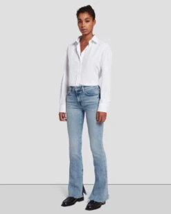 7 For All Mankind Tailorless Luxe Vintage Bootcut In Must -Sleek Fit Style 7U645120 MT3 6