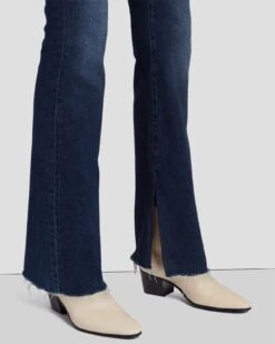 7 For All Mankind Tailorless Luxe Vintage Bootcut In Deep Soul -Sleek Fit Style 7U645A91 DS4 3