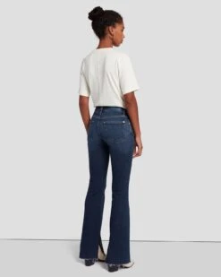 7 For All Mankind Tailorless Luxe Vintage Bootcut In Deep Soul -Sleek Fit Style 7U645A91 DS4 4