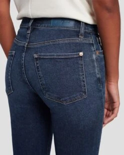 7 For All Mankind Tailorless Luxe Vintage Bootcut In Deep Soul -Sleek Fit Style 7U645A91 DS4 5