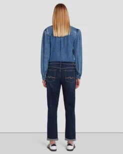 7 For All Mankind Broken Twill Josefina In Calix 10 7 For All Mankind Broken Twill Josefina In Calix -Sleek Fit Style 7U646067 CLX 4