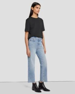 7 For All Mankind MANKIND Logan Stovepipe In Ode To 14 7 For All Mankind MANKIND Logan Stovepipe In Ode To -Sleek Fit Style 7U647C10 OD2 6