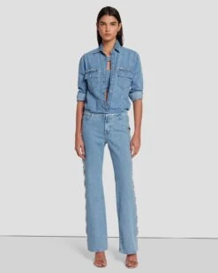 7 For All Mankind 7FAM X ADR Slouchy Bootcut In Feel 10 7 For All Mankind 7FAM X ADR Slouchy Bootcut In Feel -Sleek Fit Style 7U763C10 FEL 3