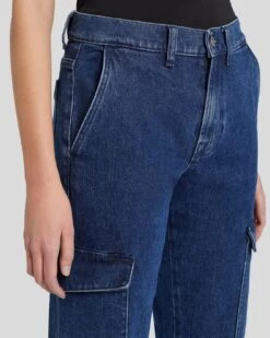 7 For All Mankind Tess Cargo Jean In Undercover 13 7 For All Mankind Tess Cargo Jean In Undercover -Sleek Fit Style 7U766C10 UCV 6