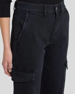 7 For All Mankind Tess Cargo Jean In Collide -Sleek Fit Style 7U766C31 IDE 5