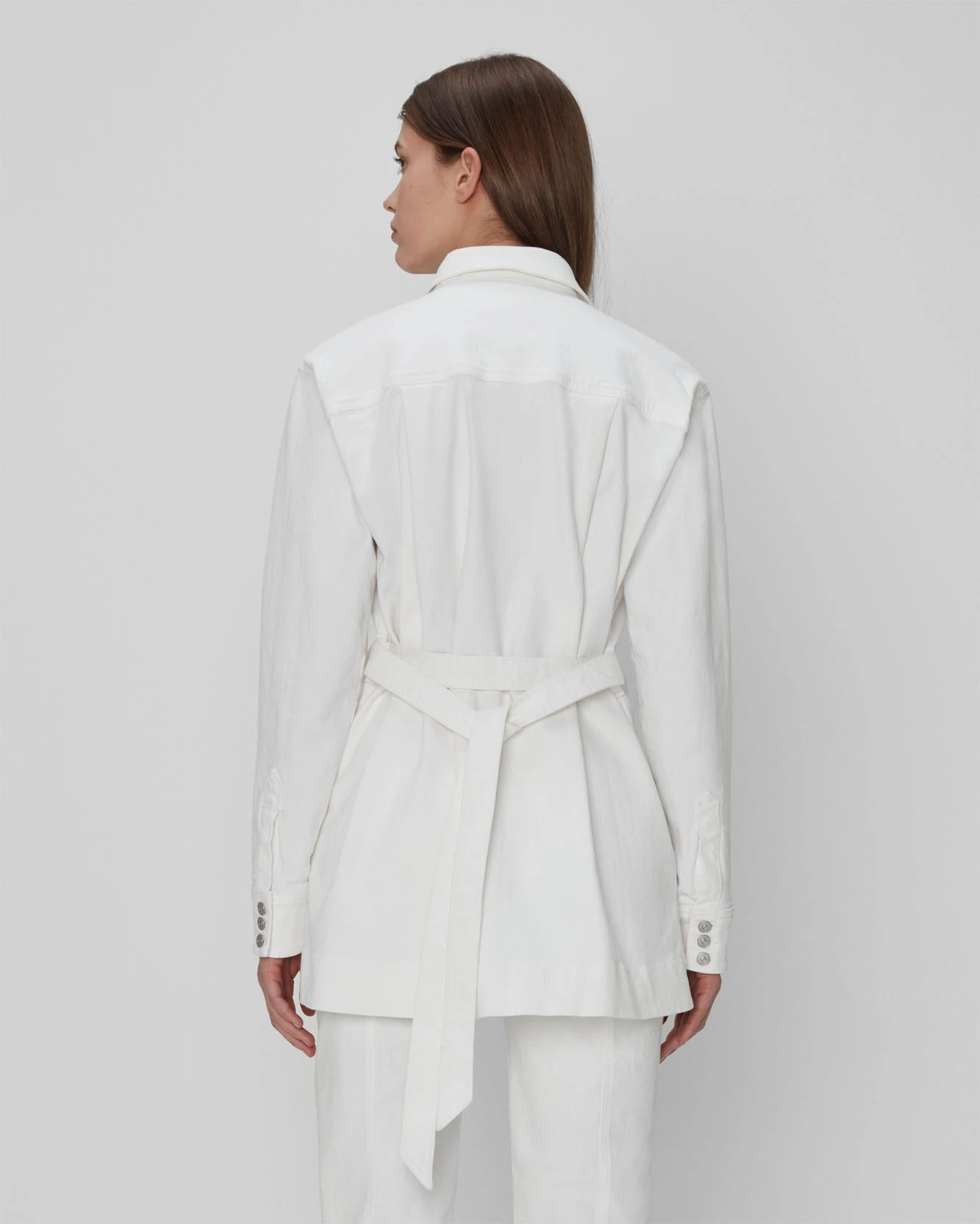 7 For All Mankind Leisure Jacket In White 4 7 For All Mankind Leisure Jacket In White - Image 2