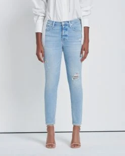 7 For All Mankind Luxe Vintage Josefina In Wild Fleur -Sleek Fit Style 7c0a249f5b7f141c6ceaf6a5aedb8aa5