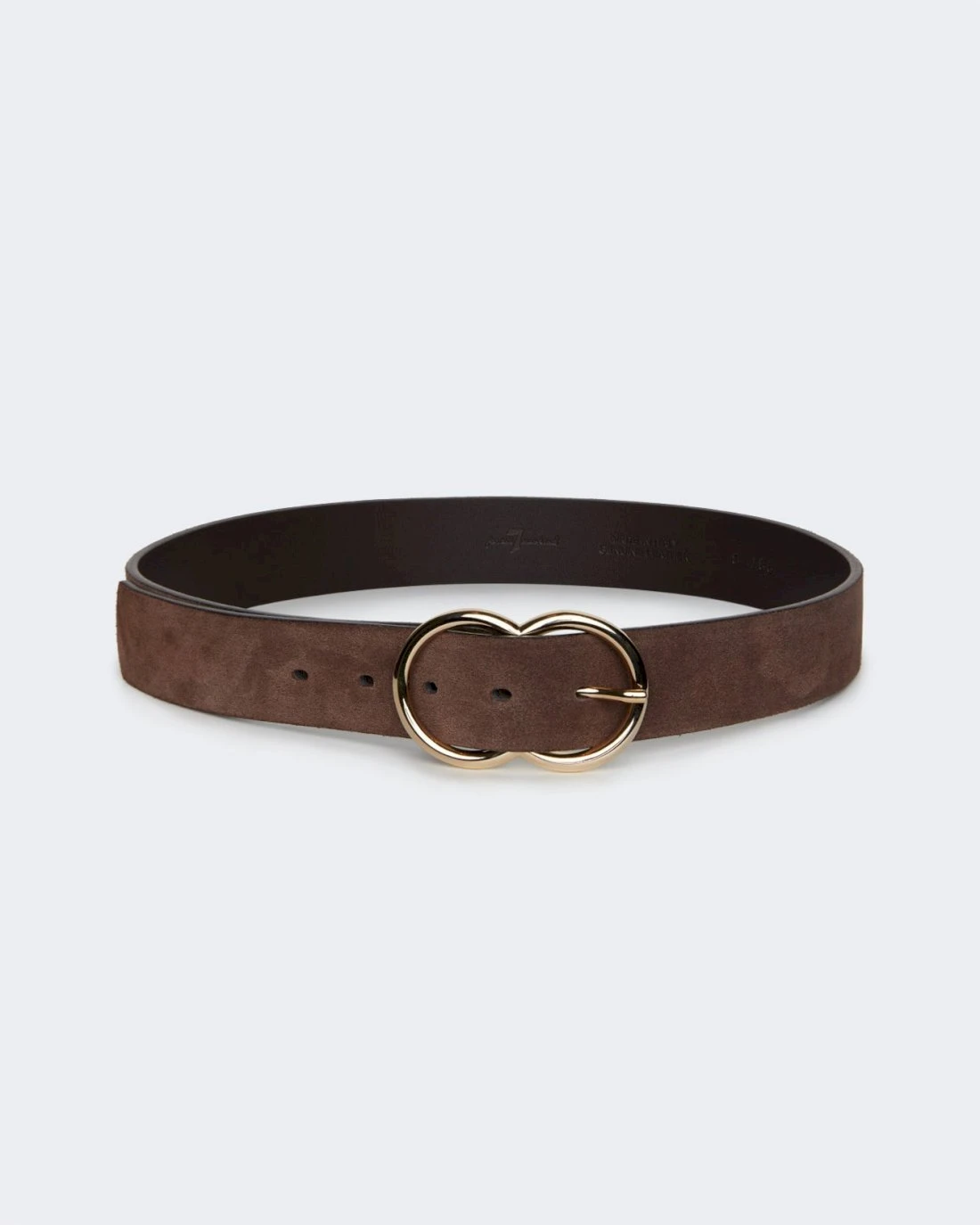 7 For All Mankind Infinity Suede Belt In Brown 4 7 For All Mankind Infinity Suede Belt In Brown - Image 2