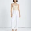 7 For All Mankind No Filter Ultra High Rise Skinny Kick In Clean White -Sleek Fit Style 7u099569 clw 1