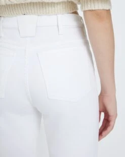 7 For All Mankind Easy Boot In Clean White -Sleek Fit Style 7u405572 clw 3