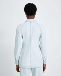 7 For All Mankind Denim Field Jacket In Isadora -Sleek Fit Style 7u934555 isa 4