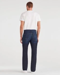 7 For All Mankind Austyn Relaxed Straight In Los Angeles Dark -Sleek Fit Style 81c3519fc97bcb26f2bde4907613d5d4