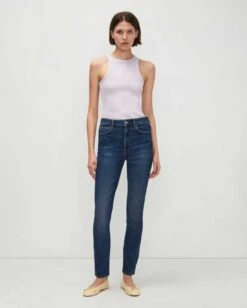7 For All Mankind No Filter Ultra High Rise Skinny In Sophie Blue