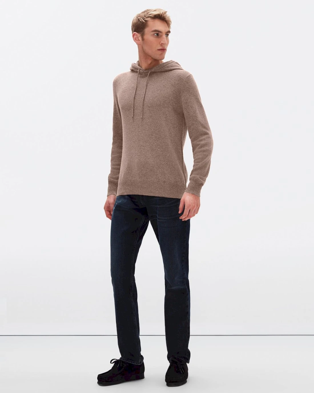 7 For All Mankind Cashmere Hoodie In Taupe 4 7 For All Mankind Cashmere Hoodie In Taupe - Image 2