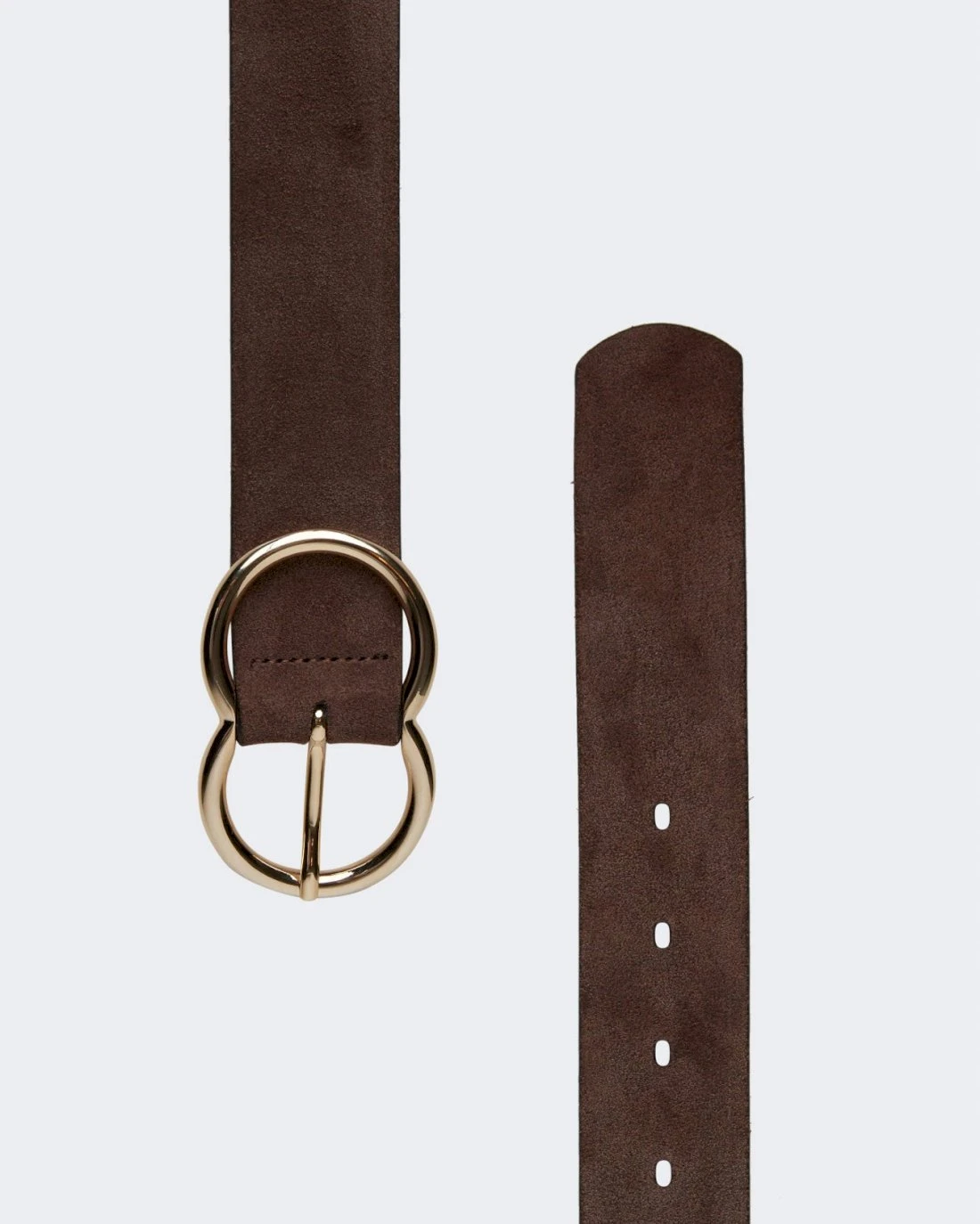 7 For All Mankind Infinity Suede Belt In Brown 5 7 For All Mankind Infinity Suede Belt In Brown - Image 3