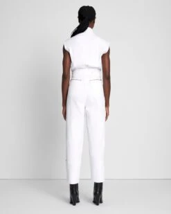 7 For All Mankind Denim Lustre Sleeveless Balloon Jumpsuit In Brilliant White 9 7 For All Mankind Denim Lustre Sleeveless Balloon Jumpsuit In Brilliant White -Sleek Fit Style 9368cfb34d11adebd400579967fb397d