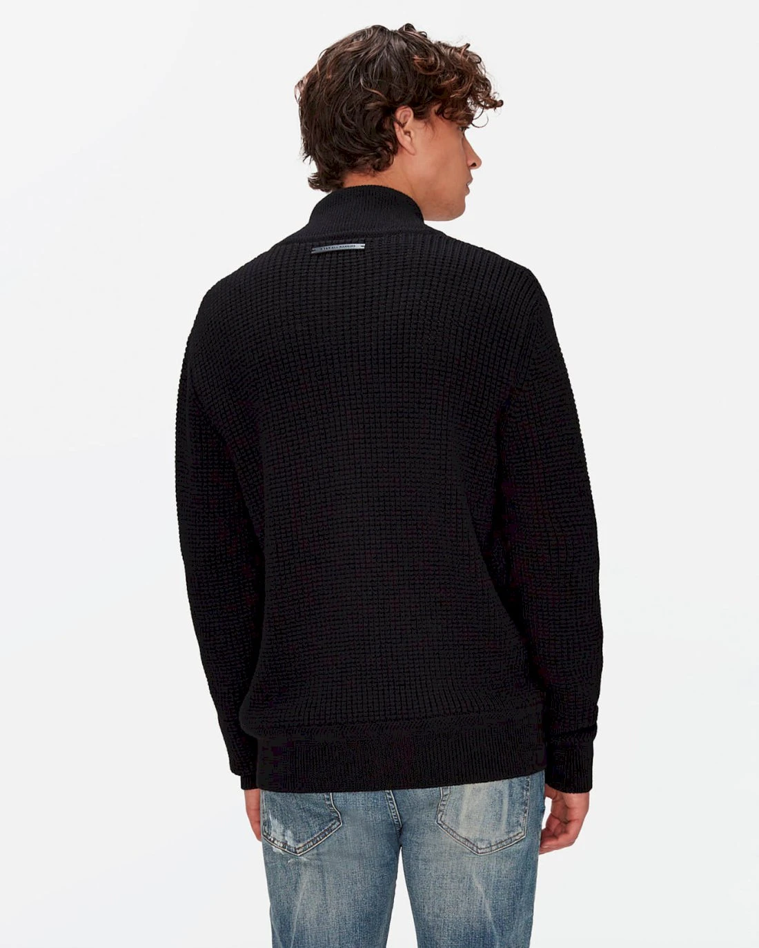 7 For All Mankind Wool Bomber Jacket In Black 4 7 For All Mankind Wool Bomber Jacket In Black - Image 2