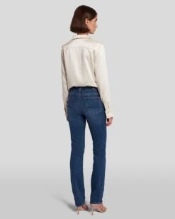 7 For All Mankind Slim Illusion Kimmie Straight In Luxe Love Story -Sleek Fit Style AU0231393 RLLV 4