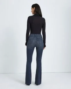 7 For All Mankind No Filter Ultra High Rise Skinny Bootcut In Edelweiss 9 7 For All Mankind No Filter Ultra High Rise Skinny Bootcut In Edelweiss -Sleek Fit Style EDIT 7U413850 NFE 4