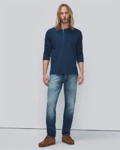 7 For All Mankind Selvedge Slimmy Tapered In Bounder -Sleek Fit Style a0af49e0f2bfb3507083aef8163aef41