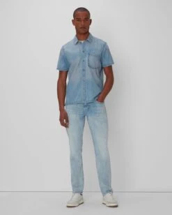 7 For All Mankind Luxe Performance Left Hand Slimmy Tapered In San Miguel 11 7 For All Mankind Luxe Performance Left Hand Slimmy Tapered In San Miguel -Sleek Fit Style a3b6c635dc9caf34e711dc77efcf30d1