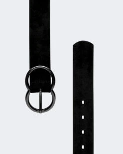7 For All Mankind Infinity Suede Belt In Black -Sleek Fit Style b9c74dda6ab88b32952fc2efc2d97bf3