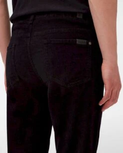 7 For All Mankind Slimmy Tapered Corduroy In Black -Sleek Fit Style c163683be22cffad65b4568dae0a7282