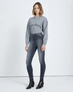 7 For All Mankind B(air) High Waist Ankle Skinny In Grey 8 7 For All Mankind B(air) High Waist Ankle Skinny In Grey -Sleek Fit Style c33717b97020200f8f37d9b6ee3f4166