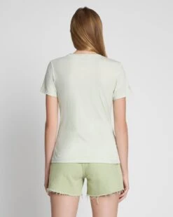 7 For All Mankind Pima Cotton Easy V-Neck Tee In Seafoam -Sleek Fit Style c54aada68a23ab0de647b2b31ab75958