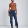 7 For All Mankind Broken Twill High Waist Slim Kick In Mad Hatter -Sleek Fit Style d232899c9392c43982bafbb72842a5dd