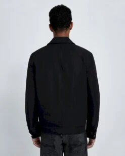 7 For All Mankind Barracuda Jacket In Black -Sleek Fit Style d5ae2f53c3ebec1f8de3b04a45254580