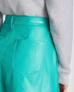 7 For All Mankind Faux Leather Tailored Short In Atlantis 8 7 For All Mankind Faux Leather Tailored Short In Atlantis -Sleek Fit Style dad9351f93ad3d6e19c06f55bfc445bb