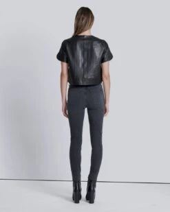 7 For All Mankind High Waist Ankle Skinny In Night Rider -Sleek Fit Style f882536fab8565ef310760efd3b4999d