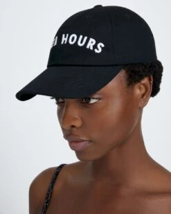 7 For All Mankind After Hours Baseball Cap In Black -Sleek Fit Style fd127da4c5afadbc396d65520c6fa485