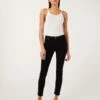 7 For All Mankind B(air) Denim Ankle Skinny In Black -Sleek Fit Style fec3f55d8c1f8ff44d6d24894cb975bd