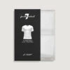 7 For All Mankind V-Neck Tee 2 Pack In White 2 7 For All Mankind V-Neck Tee 2 Pack In White -Sleek Fit Style rmt0001 wht 1
